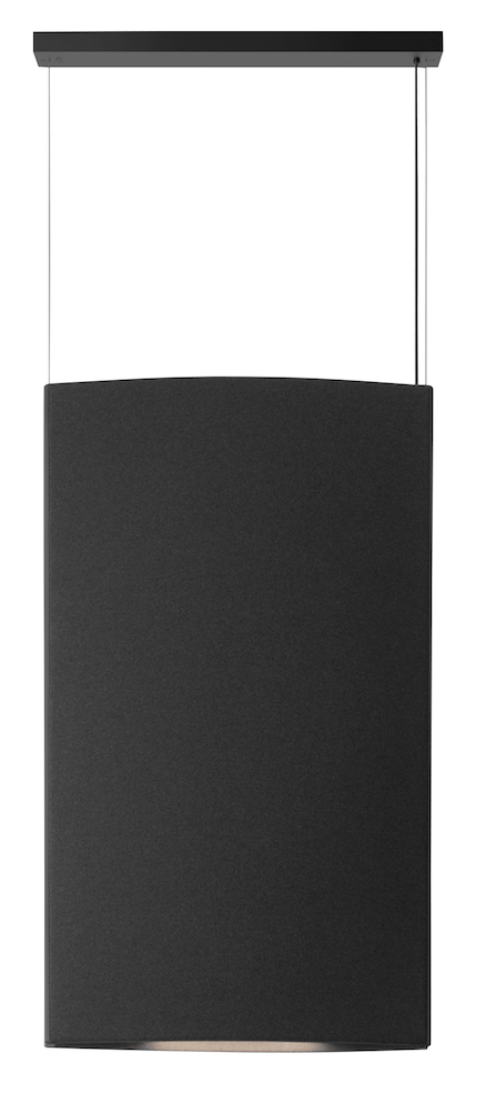 Noren S/72 LED Dimmable Pendant - Bover - Pendants - Direct & Indirect Light - Dark Grey - HORNE