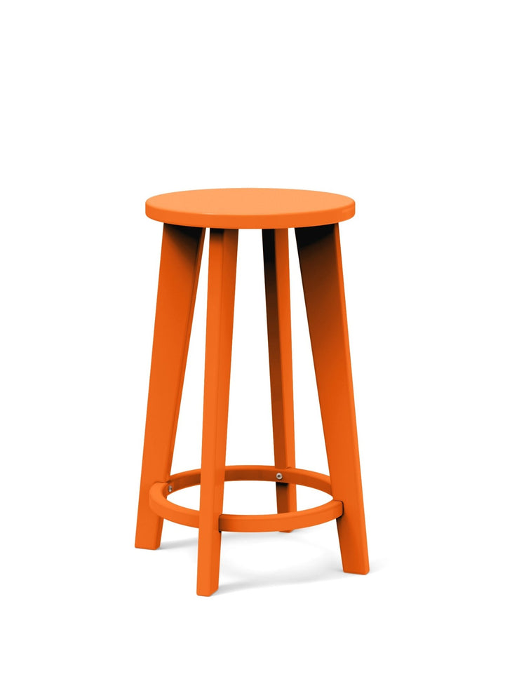Norm Counter Stool - Loll Designs - Outdoor Furniture - Sunset Orange - HORNE