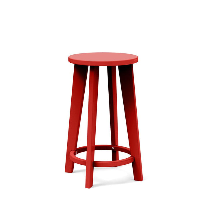 Norm Counter Stool - Loll Designs - Outdoor Furniture - Apple Red - HORNE