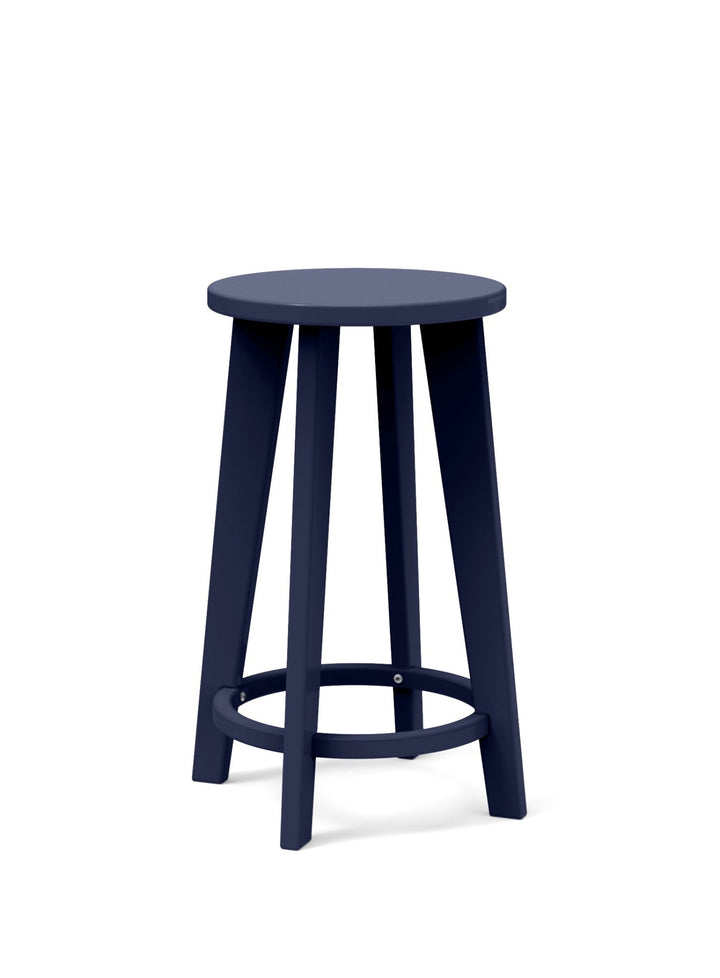 Norm Counter Stool - Loll Designs - Outdoor Furniture - Navy Blue - HORNE