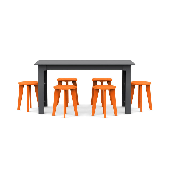 Norm Dining Stool - Loll Designs - Outdoor Furniture - Driftwood - HORNE