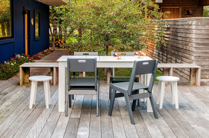 Norm Dining Stool - Loll Designs - Outdoor Furniture - Driftwood - HORNE