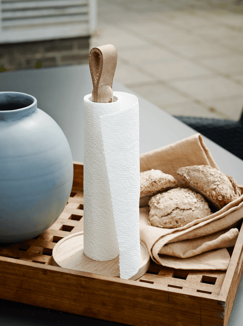 Norr Paper Towel Holder - Skagerak by Fritz Hansen - Organization + Food Storage - Oak - HORNE