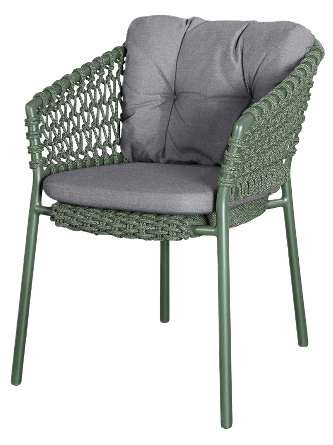 Ocean Chair - Cane Line - Outdoor Furniture - Dark Green - No Cushion - HORNE