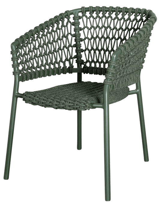 Ocean Chair - Cane Line - Outdoor Furniture - Dark Green - No Cushion - HORNE