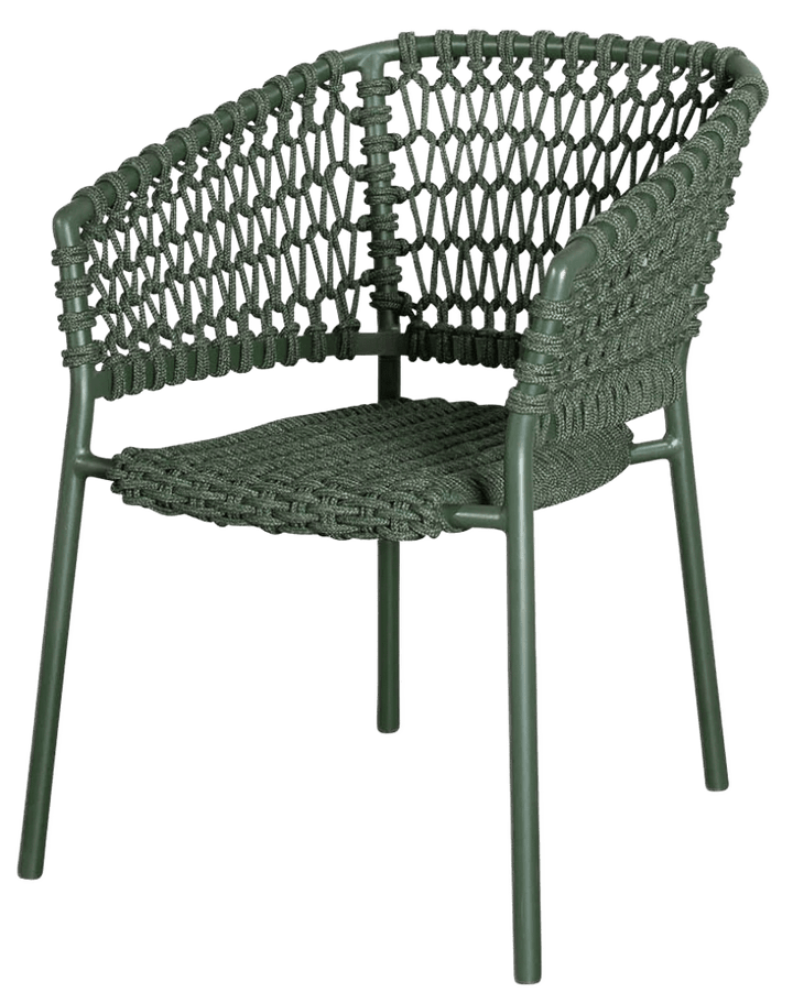 Ocean Chair - Cane Line - Outdoor Furniture - Dark Green - No Cushion - HORNE