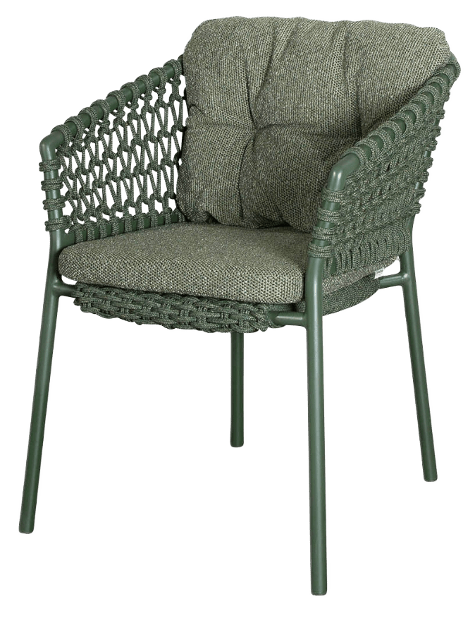 Ocean Chair - Cane Line - Outdoor Furniture - Dark Green - No Cushion - HORNE