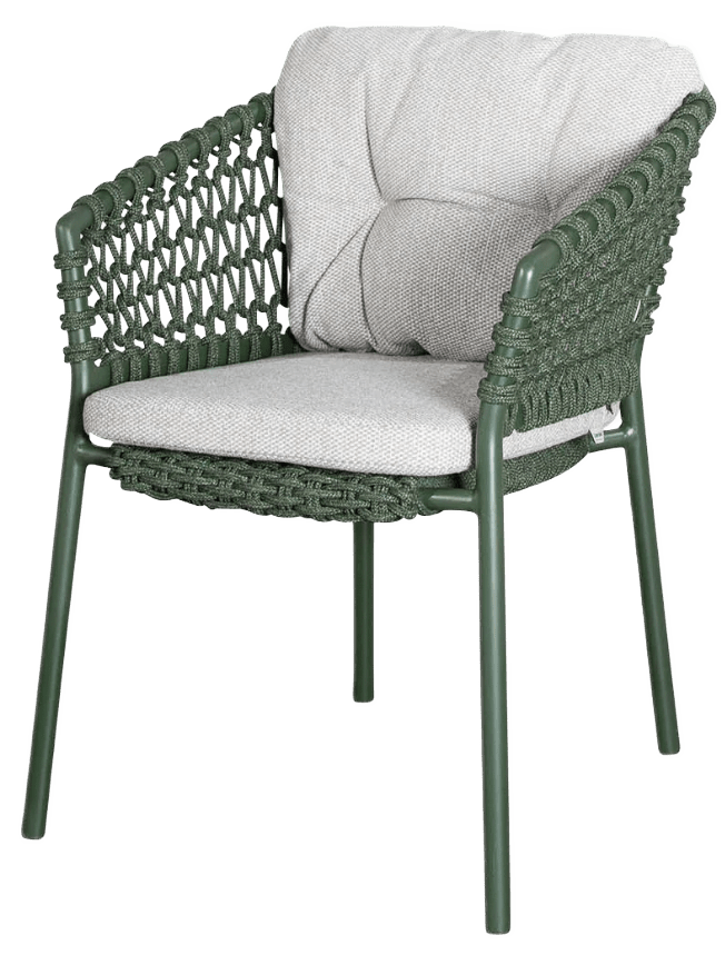 Ocean Chair - Cane Line - Outdoor Furniture - Dark Green - No Cushion - HORNE