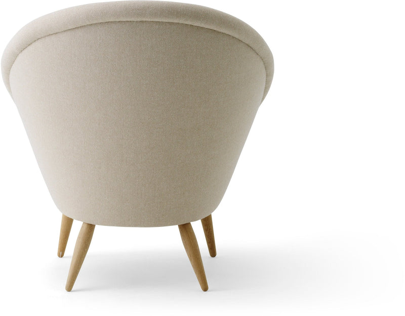 Oda Lounge Chair - Audo Copenhagen Chairs - Natural Oak - Hallingdal 65 Fabric - 0110 - HORNE
