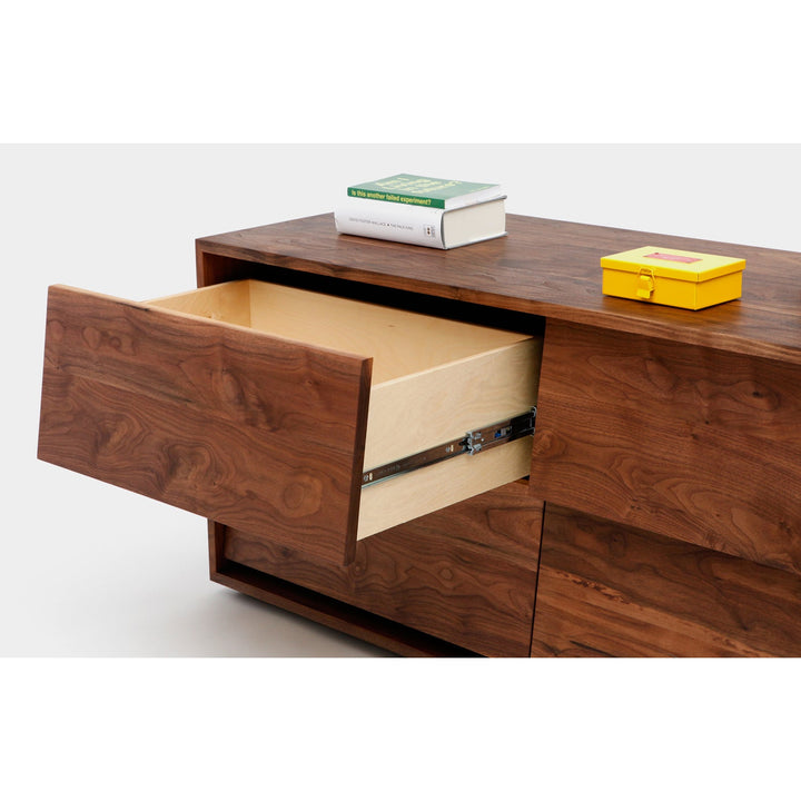 Oliver Small Walnut Storage Chest of Drawers