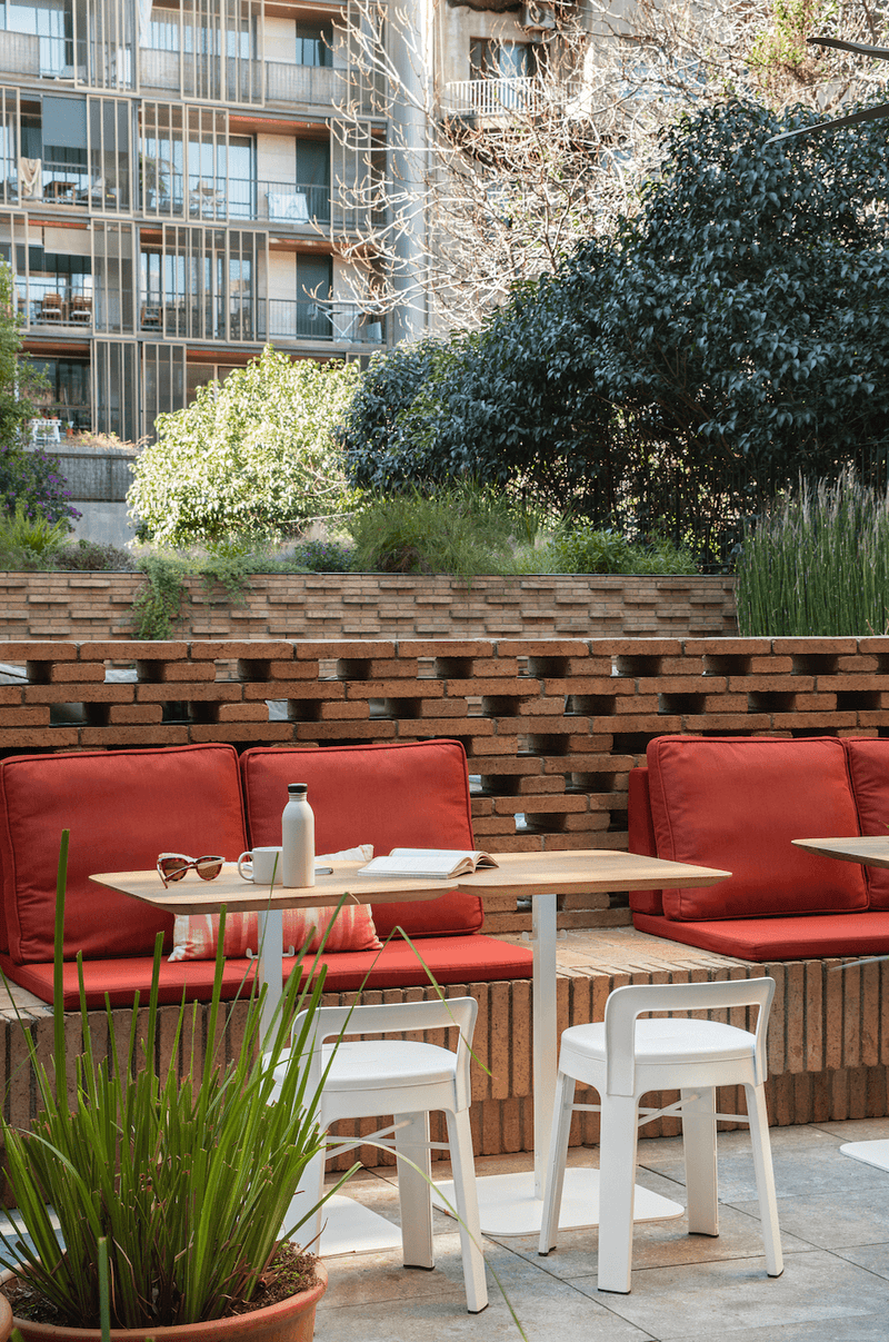 Ombra Low Stool - RS Barcelona - Stools + Benches + Ottomans - Add Backrest - Green - HORNE