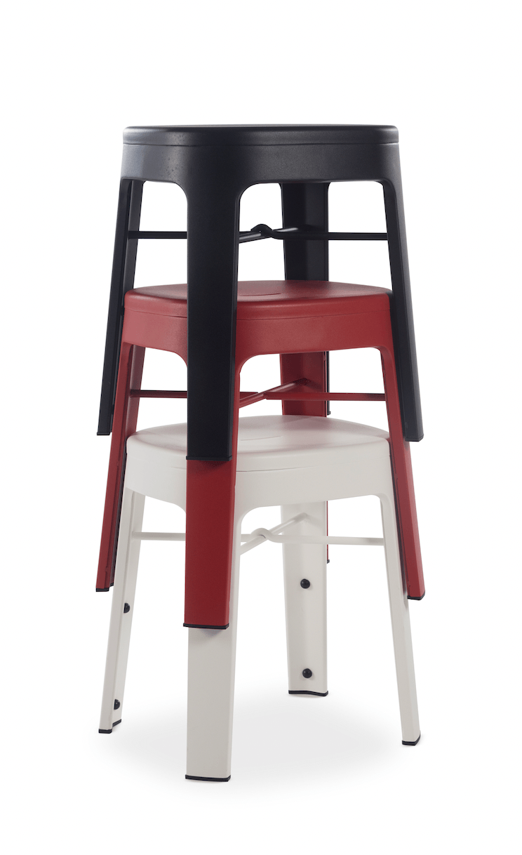 Ombra Low Stool - RS Barcelona - Stools + Benches + Ottomans - Add Backrest - Green - HORNE