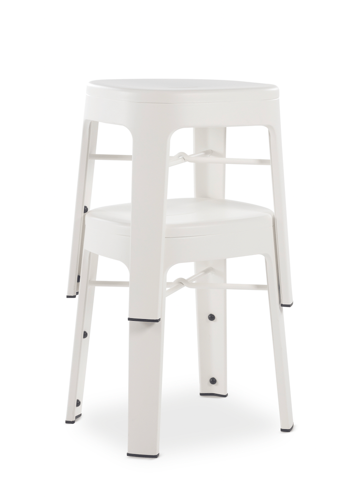 Ombra Low Stool - RS Barcelona - Stools + Benches + Ottomans - Add Backrest - Green - HORNE