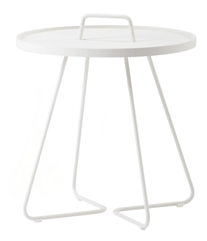 On The Move Side Table - Large - Cane Line - Outdoor Furniture - Black - HORNE