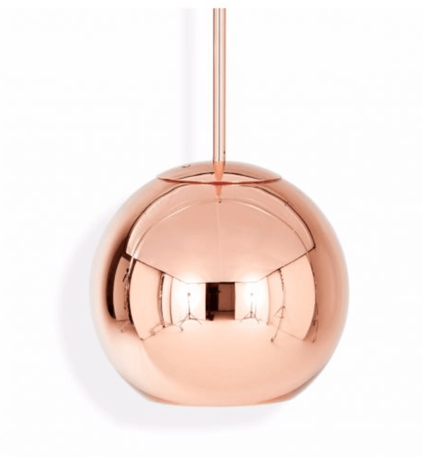 Open Box - Copper LED Round 25 Pendant
