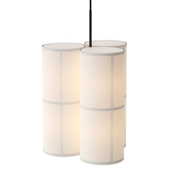 Open Box - Hashira Pendant Lamp - Small Cluster - White Linen