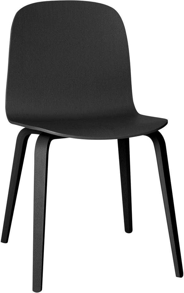 Open Box - Visu Chair - Wood Base - Black