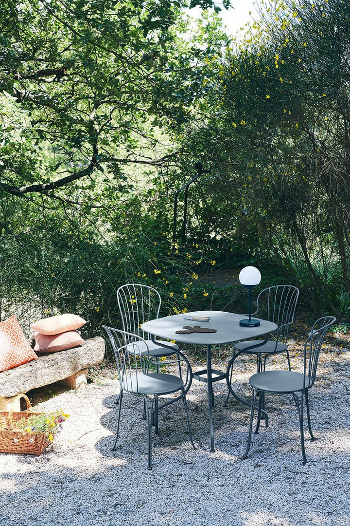 Opera+ Carronde Table 32" x 32" - Fermob - Outdoor Furniture - Storm Grey - HORNE