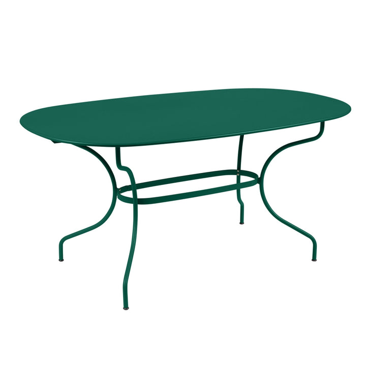 Opera+ Oval Table 63" x 35" - Fermob - Outdoor Furniture - Cedar Green - HORNE