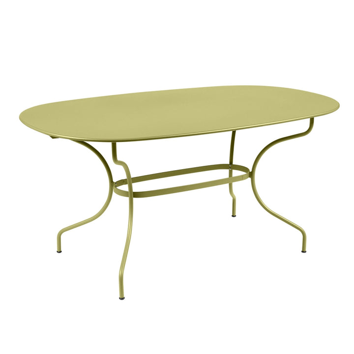 Opera+ Oval Table 63" x 35" - Fermob - Outdoor Furniture - Willow Green - HORNE