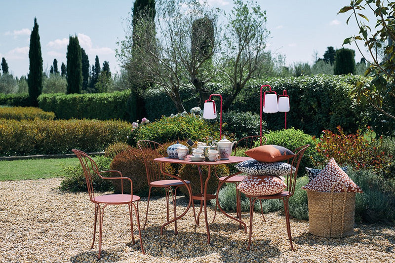 Opera+ Side Chair - Set of 2 - Fermob - Outdoor Furniture - Acapulco Blue - HORNE