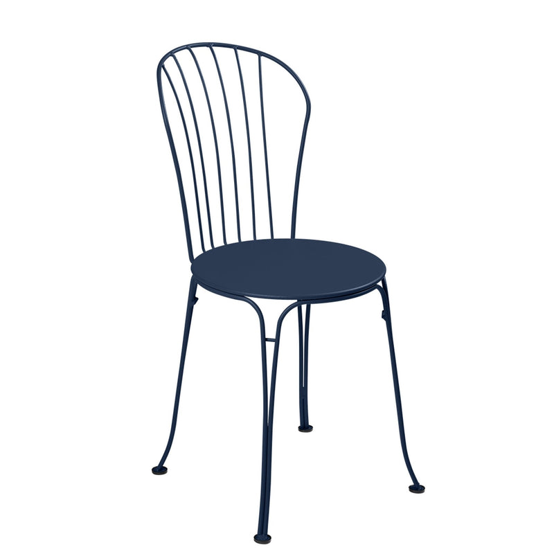 Opera+ Side Chair - Set of 2 - Fermob - Outdoor Furniture - Acapulco Blue - HORNE