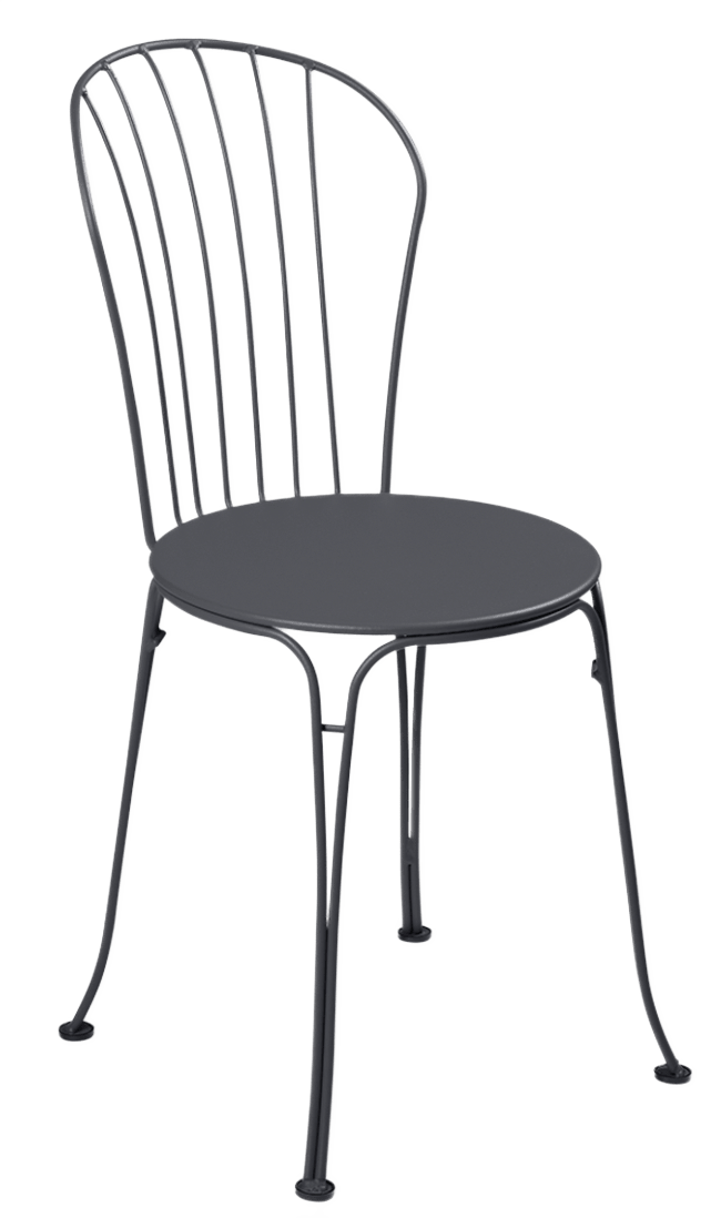 Opera+ Side Chair - Set of 2 - Fermob - Outdoor Furniture - Acapulco Blue - HORNE