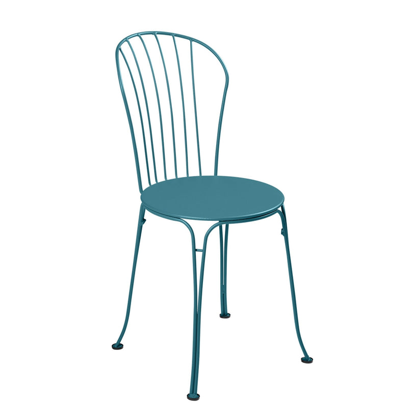 Opera+ Side Chair - Set of 2 - Fermob - Outdoor Furniture - Acapulco Blue - HORNE