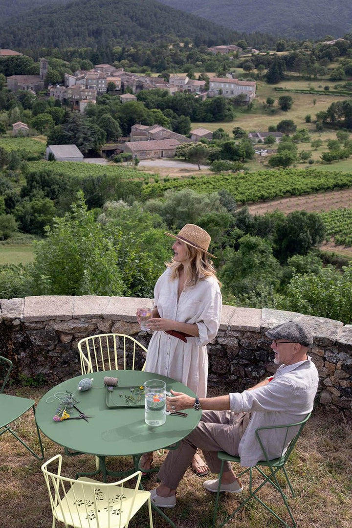 Opera+ Table 38" - Fermob - Outdoor Furniture - Willow Green - HORNE
