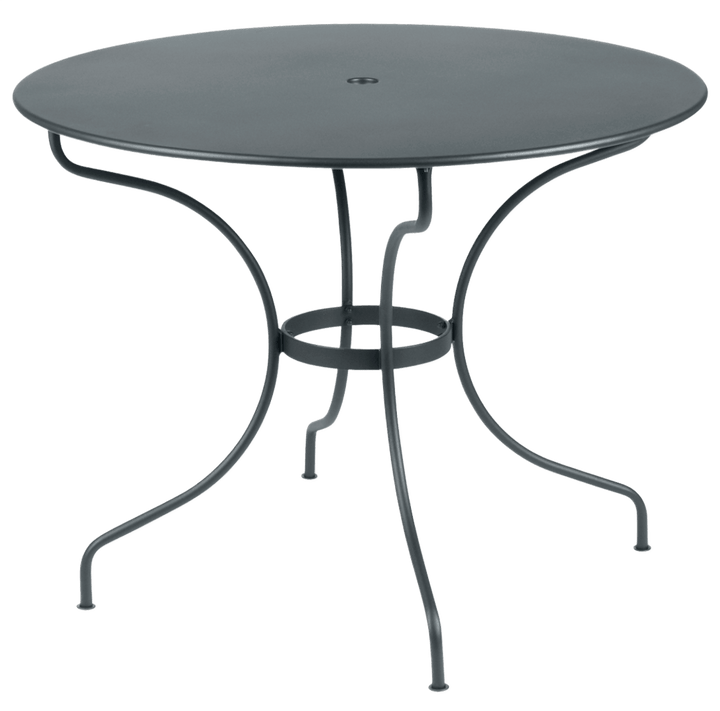Opera+ Table 38" - Fermob - Outdoor Furniture - Storm Grey - HORNE