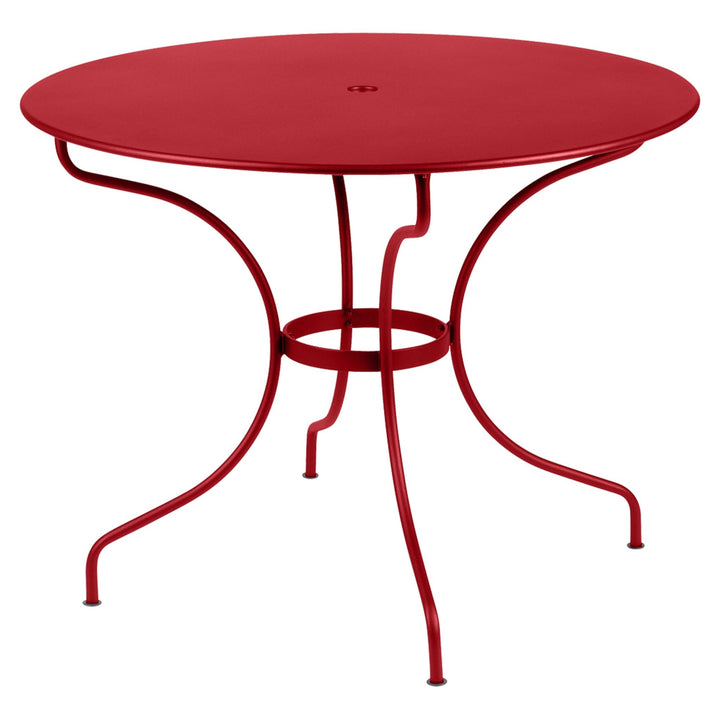 Opera+ Table 38" - Fermob - Outdoor Furniture - Poppy Red - HORNE