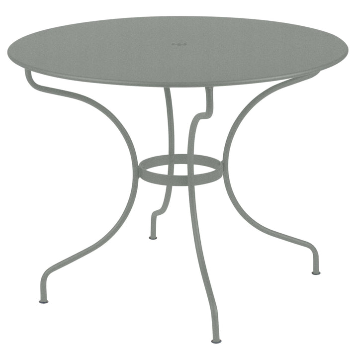Opera+ Table 38" - Fermob - Outdoor Furniture - Lapilli Grey - HORNE