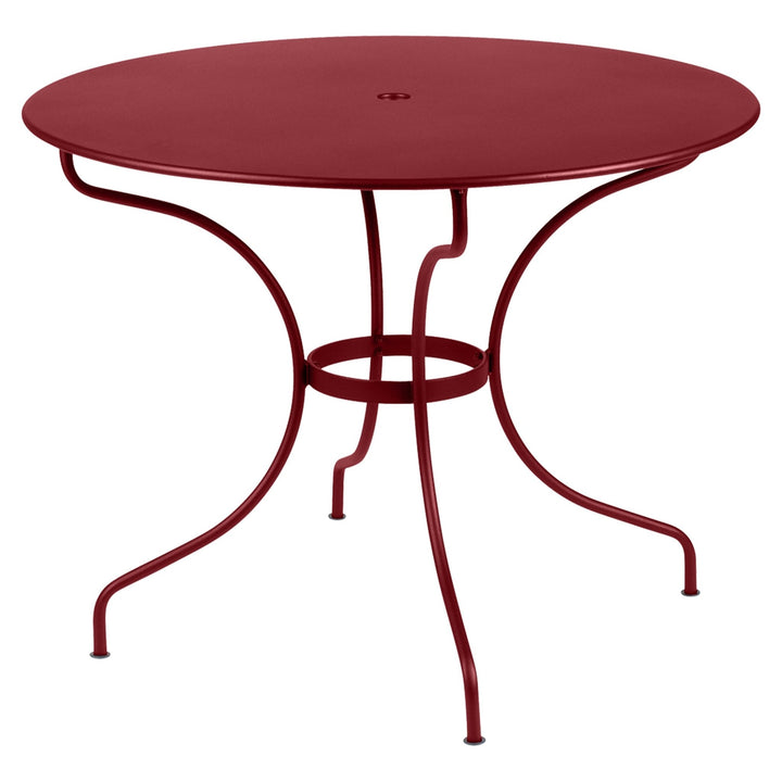 Opera+ Table 38" - Fermob - Outdoor Furniture - Chili Red - HORNE