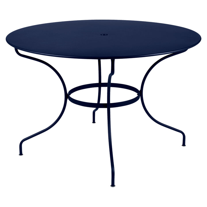 Opera+ Table 46" - Fermob - Outdoor Furniture - Deep Blue - HORNE