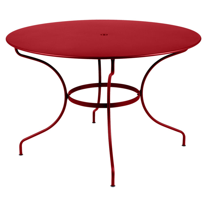 Opera+ Table 46" - Fermob - Outdoor Furniture - Poppy Red - HORNE