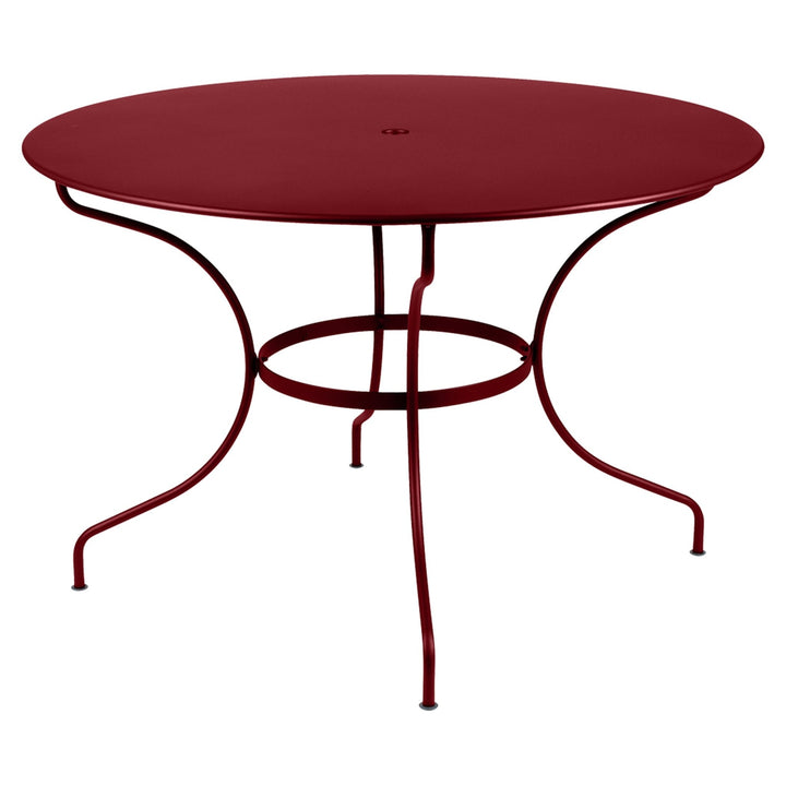 Opera+ Table 46" - Fermob - Outdoor Furniture - Chili Red - HORNE
