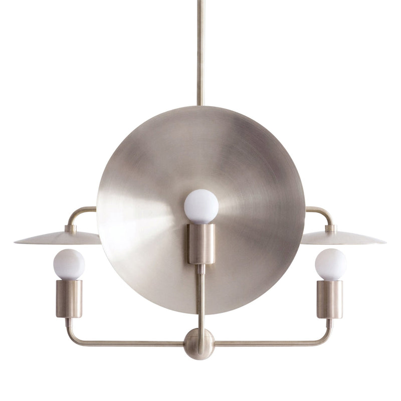 Orbit Chandelier - Workstead - Chandeliers - Hewn Brass - Small - HORNE