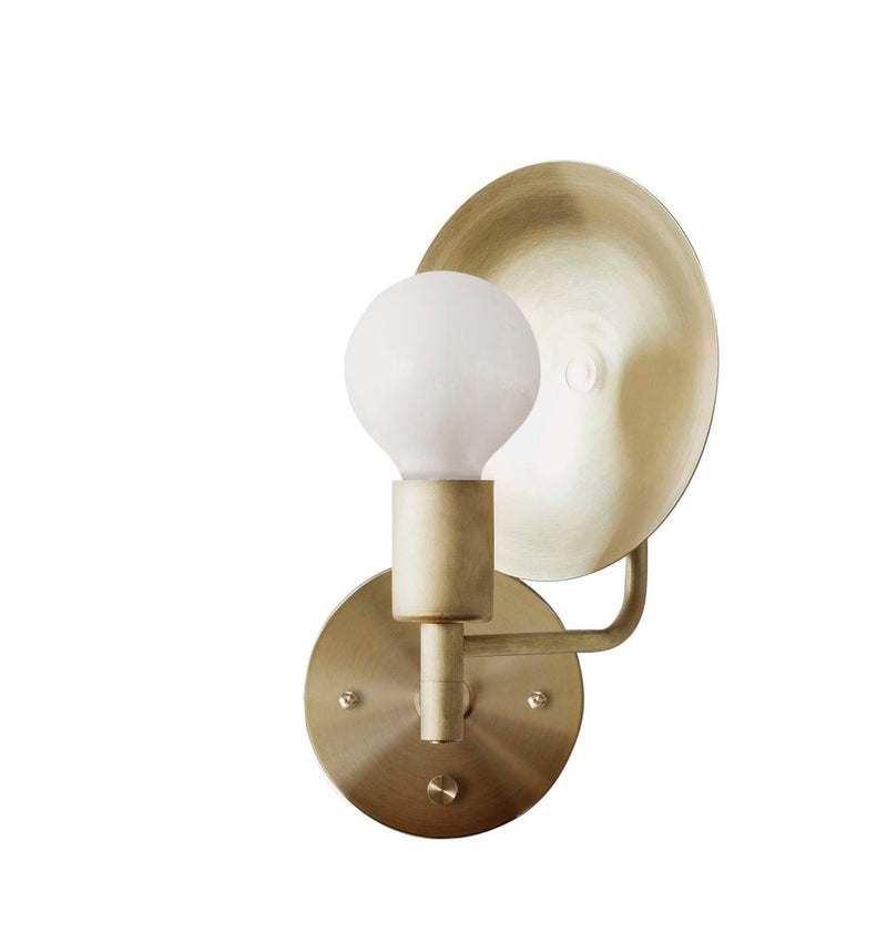 Orbit Sconce - Workstead - Wall Sconces - Hardwired - Hewn Brass - HORNE