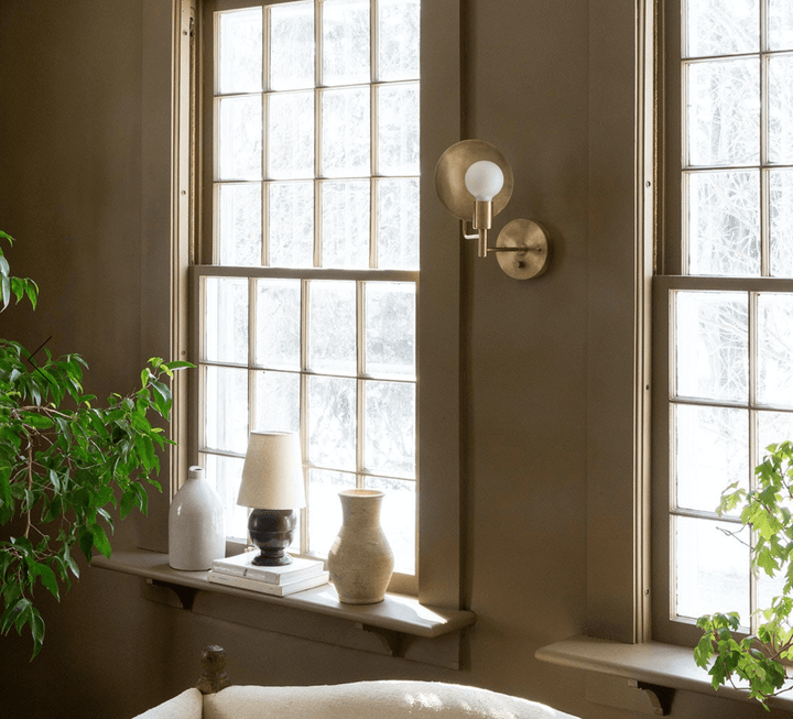 Orbit Sconce - Workstead - Wall Sconces - Plug - In - Brushed Nickel - HORNE