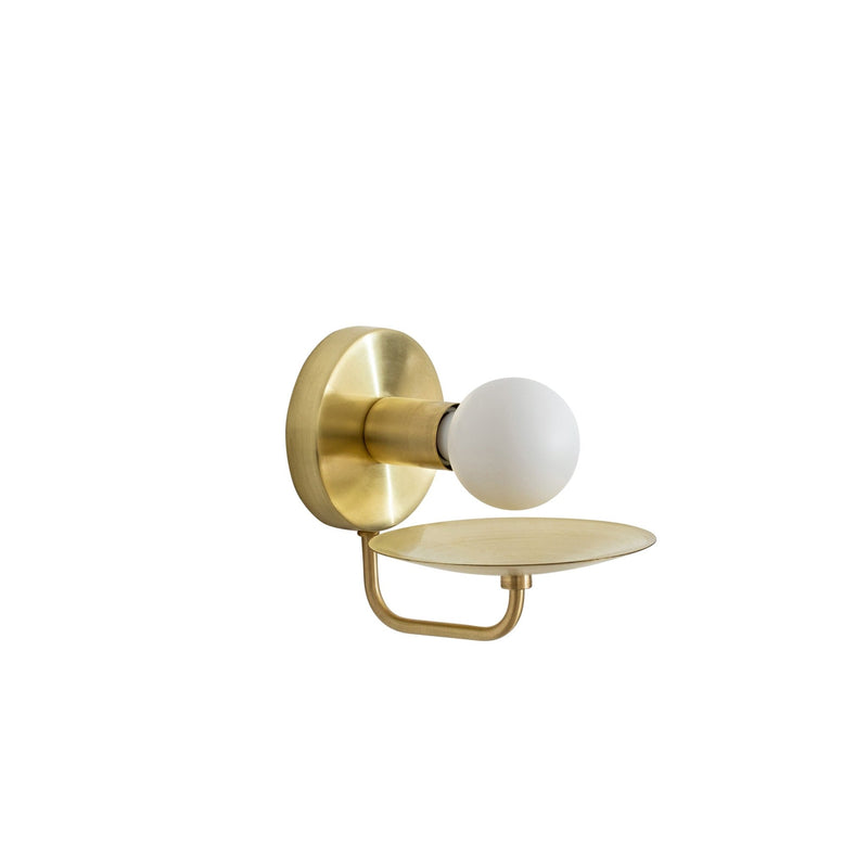 Orbit Solo Wall Sconce - Workstead - Wall Sconces - Brushed Nickel - HORNE