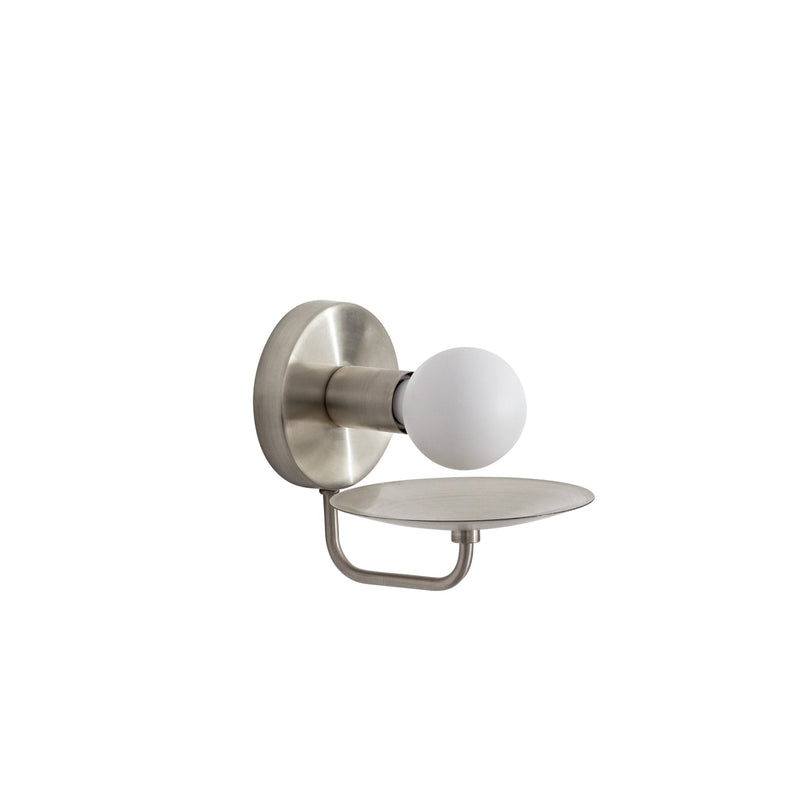 Orbit Solo Wall Sconce - Workstead - Wall Sconces - Brushed Nickel - HORNE