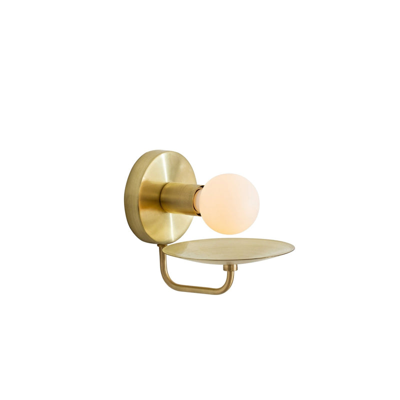 Orbit Solo Wall Sconce - Workstead - Wall Sconces - Brushed Nickel - HORNE