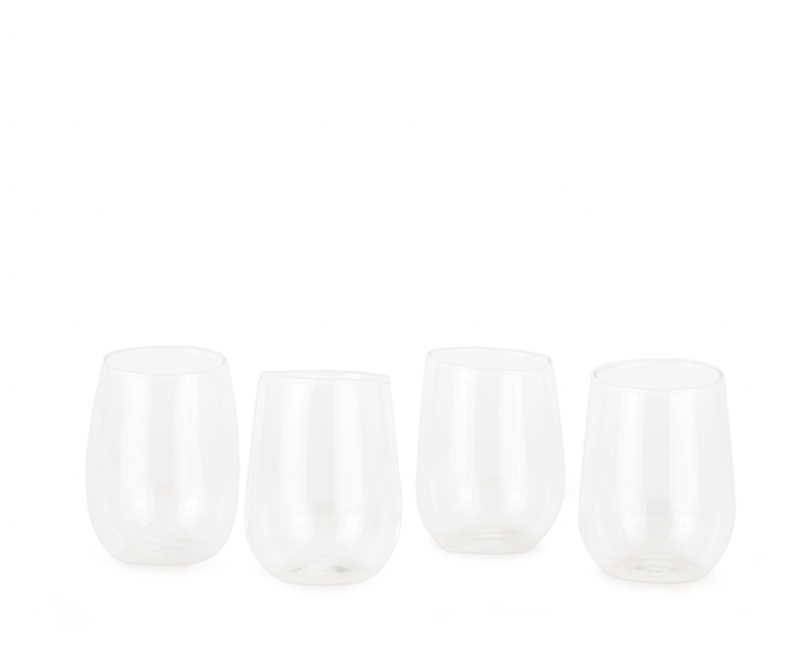 Organic Glassware - Set of 4 - Hawkins New York - Drinkware - Medium - HORNE