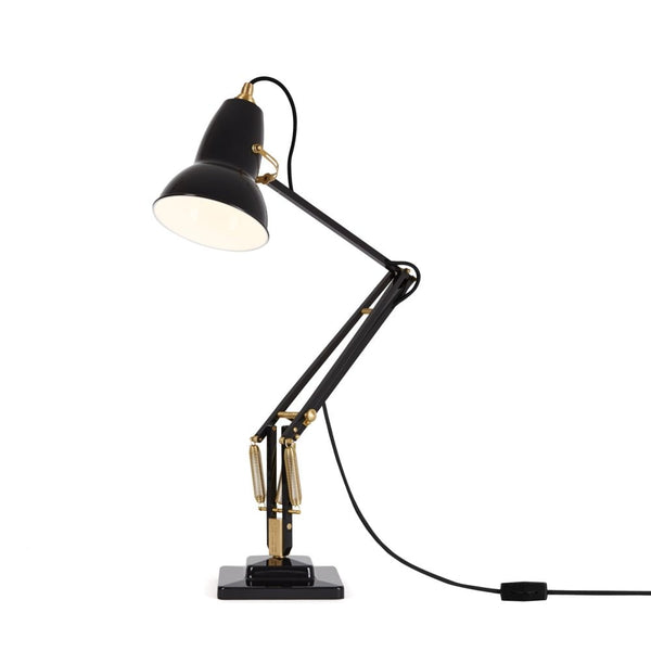 Original 1227 Brass Desk Lamp - Anglepoise - Table + Task - Jet Black - HORNE