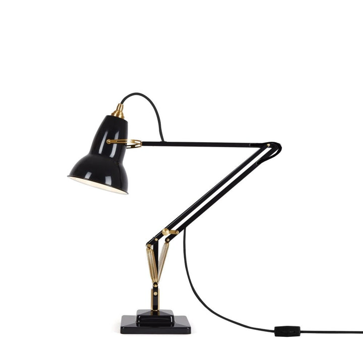 Original 1227 Brass Desk Lamp - Anglepoise - Table + Task - Jet Black - HORNE