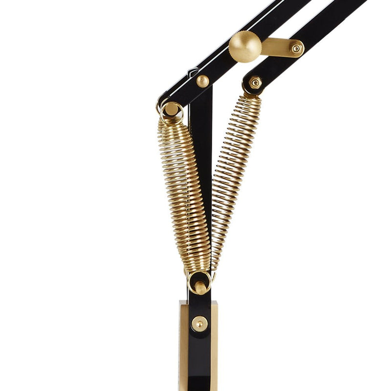 Original 1227 Brass Desk Lamp - Anglepoise - Table + Task - Elephant Grey - HORNE