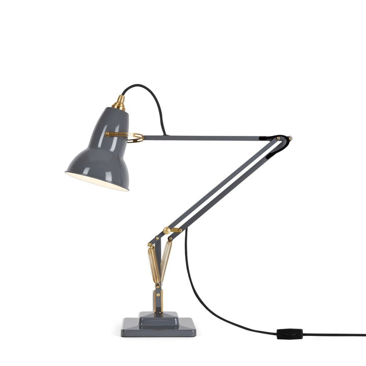 Original 1227 Brass Desk Lamp - Anglepoise - Table + Task - Jet Black - HORNE