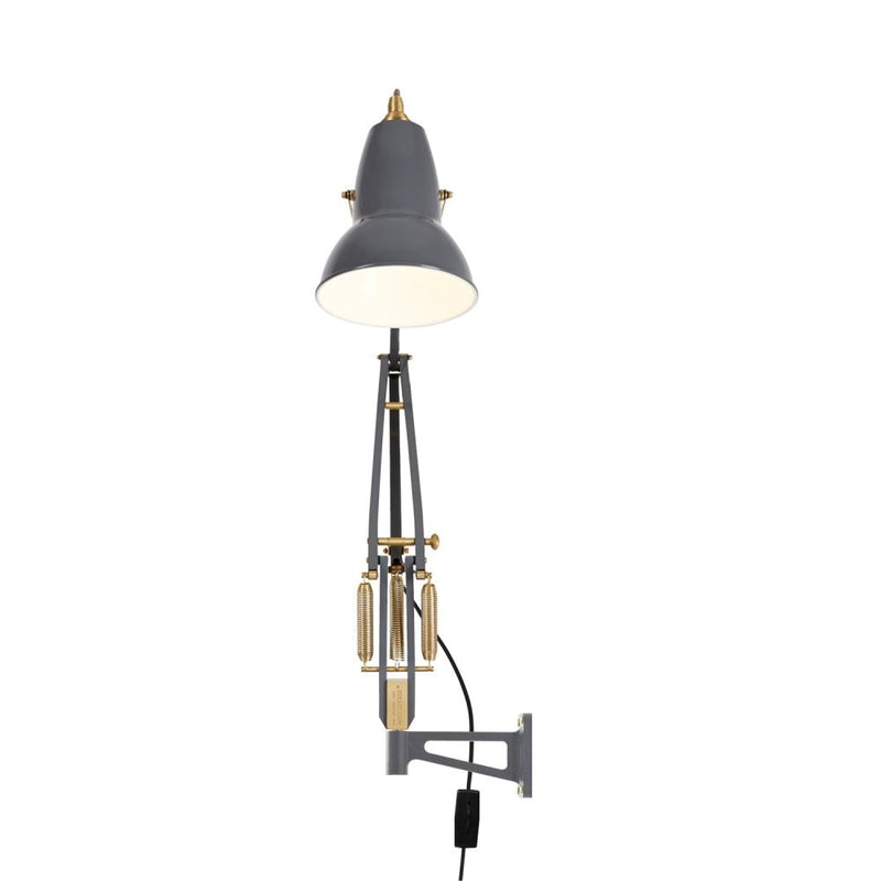 Original 1227 Brass Wall Mounted Lamp - Anglepoise - Wall Sconces - Jet Black - HORNE