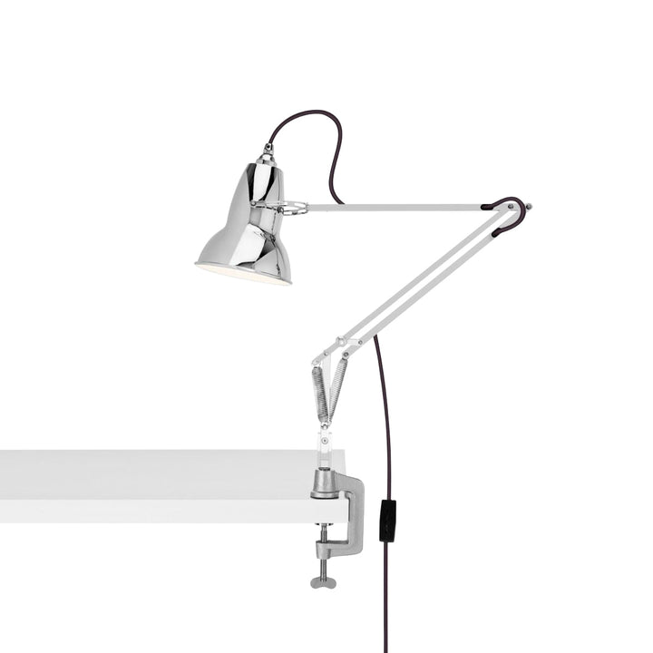 Original 1227 Desk Lamp with Clamp - Anglepoise - Table + Task - Bright Chrome - HORNE