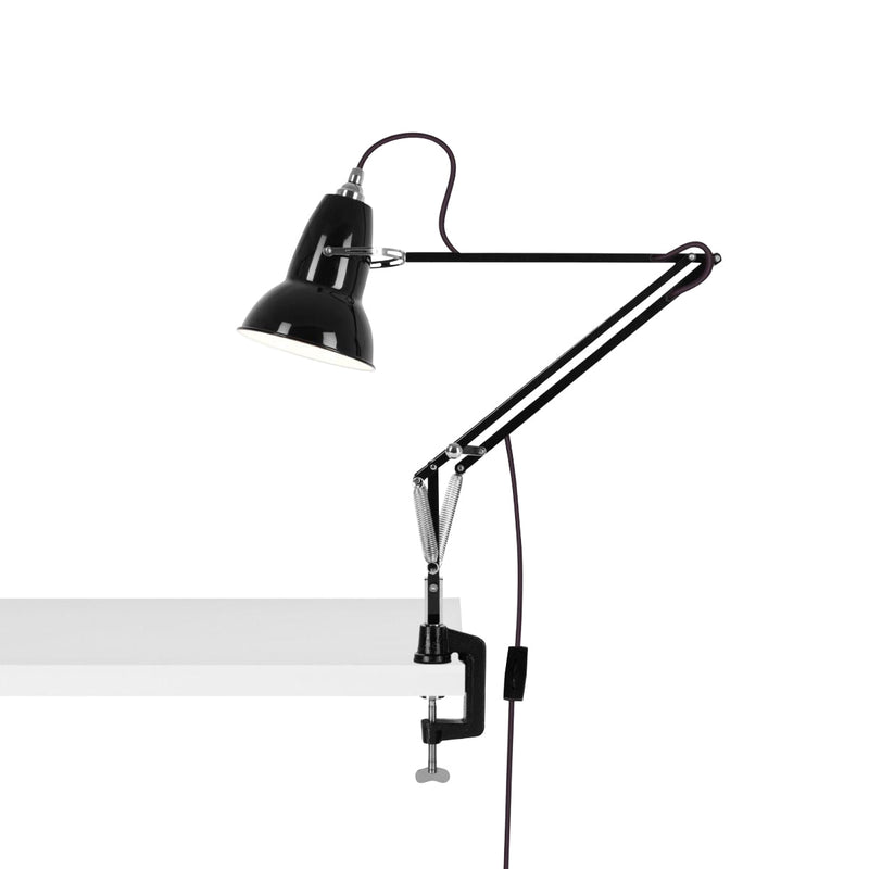 Original 1227 Desk Lamp with Clamp - Anglepoise - Table + Task - Jet Black - HORNE